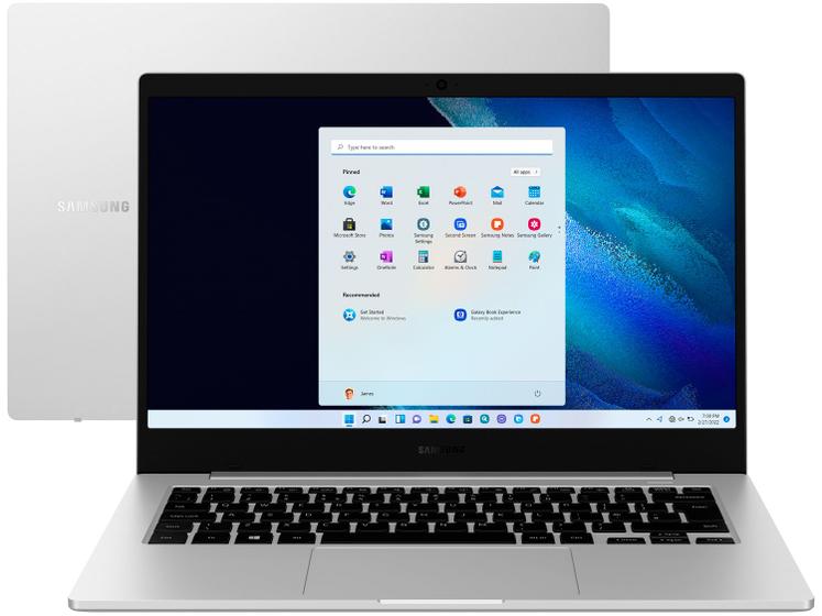 Notebook Samsung Galaxy Book Go Snapdragon 7c Kryo 468 Octa-core 4GB RAM 128GB 1...