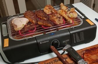 CHURRAS EM CASA Churrasqueira Elétrica Cadence Grill Menu – 127V POR 114,90 EM 6…