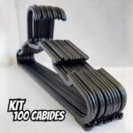 ORGANIZA TEU GUARDA ROUPA UAI Cabide Adulto Reforçado Kit 100 Unidades DE 57 | P…