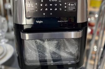 AQUI TUA COZINHA VAI FICAR NO GRAU Fritadeira Air Fryer Oven Fry 4 em 1 12l Elgi…