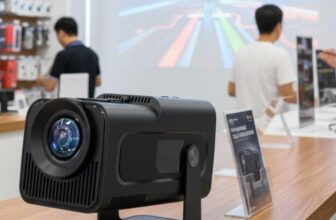 ESSE É OTO PATAMAR Projetor Vlx Hy320 Mini 4k Wi-fi Bluetooth Android 13 DE 295 …