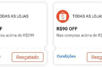 🚨 NOVOS CUPONS SHOPEE 🆕 🎟 R$30 OFF em R$299…