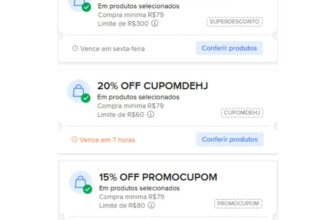 🚨 CUPONS ATIVOS NO MERCADO LIVRE 📣 ➡️ 20% OFF…