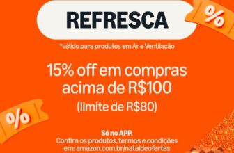🚨 NOVO CUPOM APP AMAZON ➡️ 15% OFF em compras…