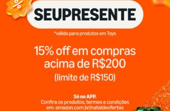 🚨 NOVO CUPOM APP AMAZON ➡️ 15% OFF em compras…