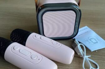 PRESENTÃO PRA GARATODAA ✅ Caixinha De Som Karaokê Bluetooth 🔥…