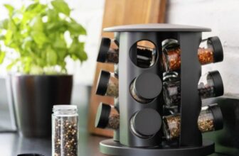 PARA SEPARAR OS TOMPEROS ✅ Porta Condimentos Temperos Giratório 9…