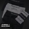 O COMBO QUE VALE MUITOOOO 🩲🧦 Kit 10 Cueca Boxer…