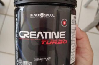 PRA NÃO FUGIR DO SHAPE 💪 Creatine Turbo Black Skull…