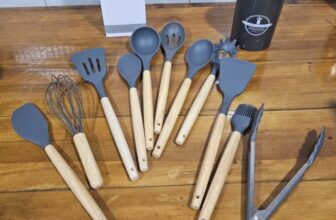 PRA NÃO RISCAR SEU TEFLON ✅ Kit C/12 Utensílios De…