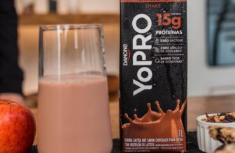 WHEY PRONTINHO PRA BEBER 💪 YoPRO Bebida Láctea UHT 1L…