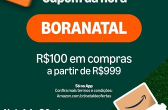 🚨 NOVO CUPOM AMAZON 📣 🎟 CUPOM: BORANATAL ➡️ $100…