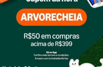 🚨 NOVO CUPOM APP AMAZON ➡️ R$50 OFF em R$399…
