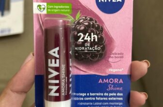 BEIÇIN HIDRATADO E CORADIN 💋 NIVEA Hidratante Labial Amora Shine…