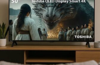 50TONA COM CUPONZADA 📺 Smart TV QLED 50 4K Toshiba…