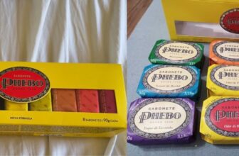 PEGUE TEU PHEBO 🧼 Kit Sabonete PHEBO Amarelo – 8…