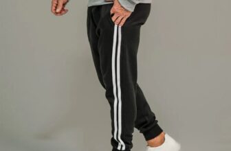 CALÇOLA PRA TU 👖 Calça Moletom Com Listras Slin Fit…