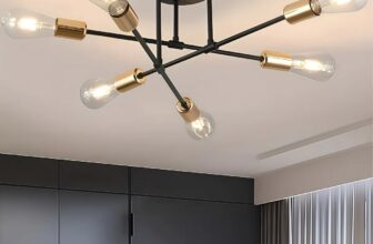 CHIQUE 💡 Luminária Teto Moderno 6 Lampadas 🔥 DE 197…