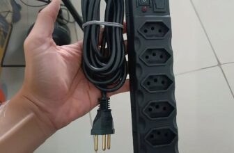 NÃO VAI FALTA TOMADA 🔌 Régua Extensão Elétrica 6 Tomadas…