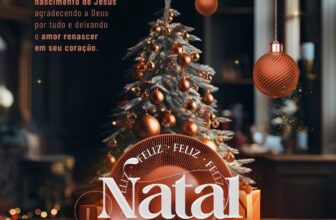 Passando para desejar a todos vocês um excelente Natal e…