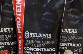 SE TORNE UM SOLDADO MUSCULOSO 💪 Whey Protein Concentrado 1Kg…
