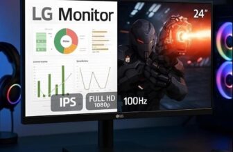 NÃO ENTENDO QUEM TRABALHA COM UM MONITOR SÓ Monitor LG…