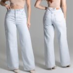 PEÇA CHAVE 👖 Calça Jeans Sawary Wide Leg 🔥 POR…