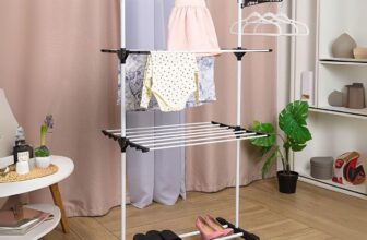 PERFEITO PARA QUEM TEM POUCO ESPAÇO ✅ Varal de Chão…