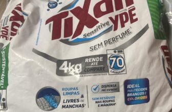 4 QUILÃO PRA TU LAVAR A ROUPA Ypê Lava Roupas em Pó Tixan Sensitive 4kg DE 44,59…