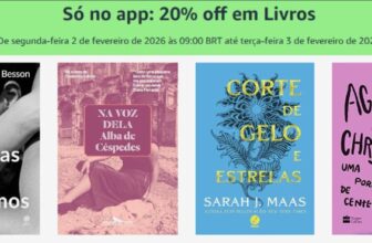 20% OFF EM LIVROS NO APP AMAZON A promoção será aplicada na finalização do pedi…