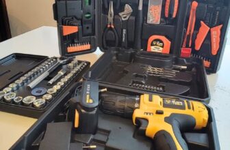 KIT COMPLETÃOOO Jogo de Ferramentas 169 Peças + Maleta + Furadeira Parafusadeira…