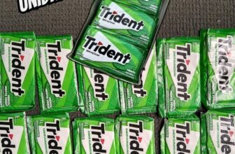 ESTOQUEZIN DE CHICLETE Chiclete Trident Menta Sem Açúcar 21 unidades POR 32,40 h…