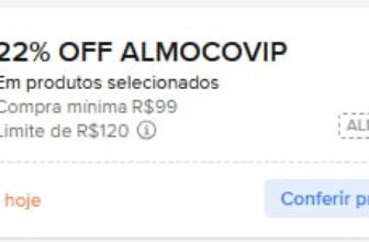 NOVO CUPOM NO MERCADO LIVRE 22% OFF no site em compras a partir de R$99, limita…