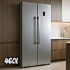 PRA FICAR VAZIA MAIS RÁPIDO Geladeira Refrigerador HQ Frost Free Side By Side 46…