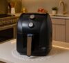 FRITE COM AR Fritadeira Air Fryer Britânia 5,5L 1500W BFR50 Redstone 220V POR 26…