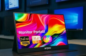 VAI TE SALVAR NA ENTREGA DAQUELE PROJETO Monitor Portátil Gamer Bettdow 15.6” F…