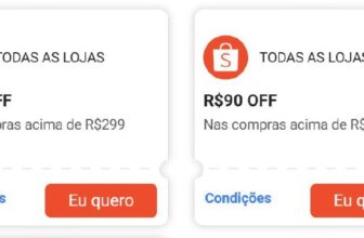 CUPONS SHOPEE R$30 OFF em R$299 R$90 OFF em R$899Resgate aqui https://s.shopee….