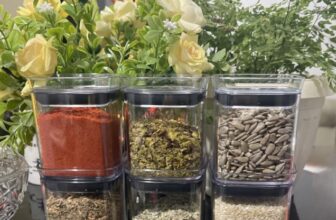 PRA ORGANIZAR TUA COZINHA Conjunto 6 Potes Organizadores Herméticos 150ml DE 64,…