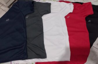 JÁ DÁ PRA IR 5 DIAS NA ACADEMIA Kit 5 Camisetas Parvori Dry Fit DE 199 | POR 77,…