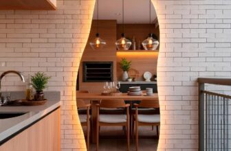 CHIQUE Espelho Orgânico Com Led 150×50 Cm DE 298 | POR 183,92 CUPOM: ESQUENTACAS…