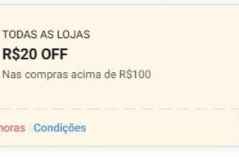 NOVO CUPOM SHOPEE R$20 OFF acima de R$100 Cupom: Q8M20Z4AFResgate aqui: https:/…