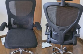 SUA SENTADA MAIS CONFORTÁVEL Cadeira de Escritório Ergonômica Estofado de Mesh P…