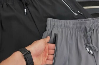 COM ZÍPER E TUDO Short  2 Bolsos Zíper Secagem Rápida DE 45 | POR 28 CUPOM: M3L1…