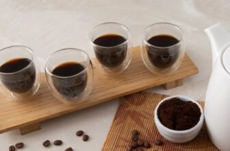 COPINHO CHIQUE DE CAFÉ Jogo de Copos de Vidro de Café Parede Dupla 80ml 4 Peças …