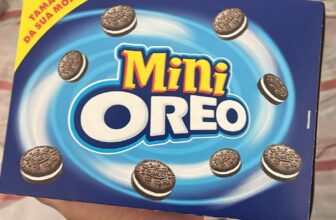 DIFICIL É PARAR DE COMER Oreo Biscoito Recheado Mini Original Display Com 10 Uni…