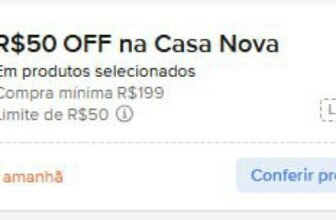 NOVO CUPOM MERCADO LIVRE R$ 50 OFF em R$ 199 limitado a R$ 50 CUPOM: LIBERA50At…