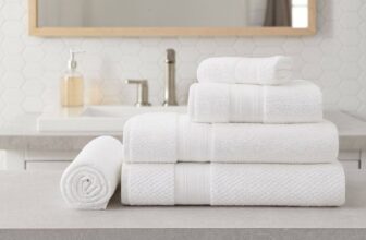 KARSTEN É QUALIDADE, igualzinho a de hotel Jogo com 4 Toalhas Karsten Empire Fio…