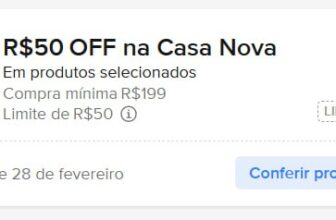 CUPOM MERCADO LIVRE ITENS DOMÉSTICOS R$50 OFF em R$199 cupom: LIBERA50 https://…