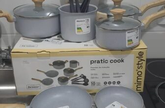COZINHA DE CHEFEEE Jogo De Panelas Indução Mimo Style Cerâmica 10 Peças DE 399 |…