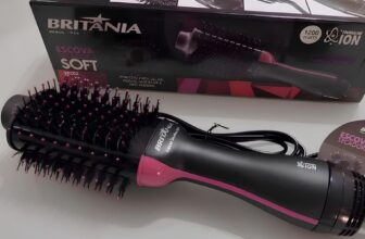 AQUELE UP NO VISUAL Escova Secadora Britânia Bivolt 4 em 1 1300W DE 179 | POR 75…